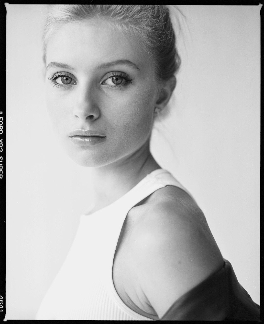 Studio portrait of a young German female fact-checker